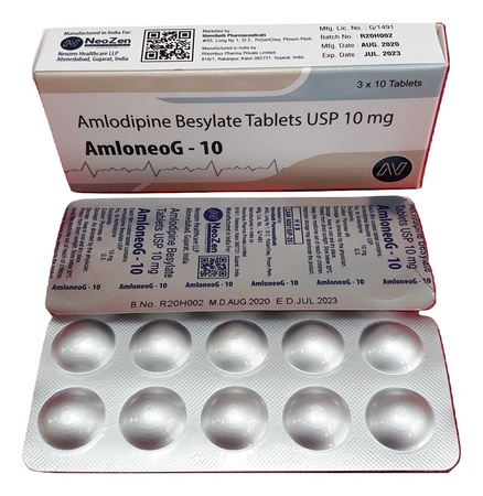 AmloneoG-5: Amlodipine Besylate Tablets USP 5mg