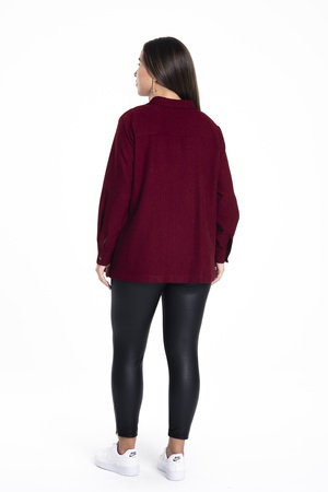 Büyük Beden Fermuarlı Spor Ceket