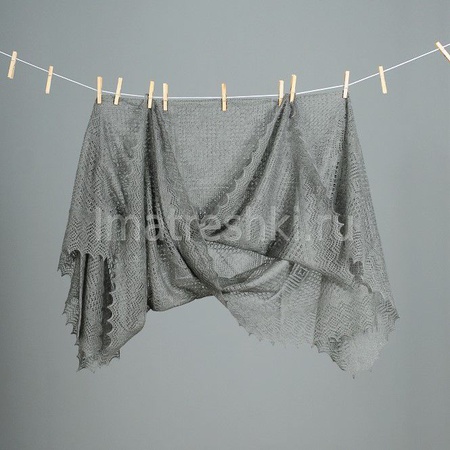 Orenburg tüylü şal ASH 140