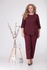 КОСТЮМ ЖЕНСКИЙ МОДЕЛЬ 771 БОРДОВЫЙ,Anastasia Mak