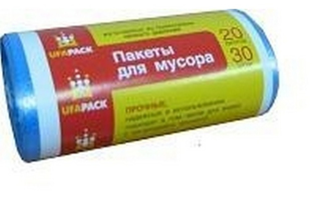 ÇÖP TORBALARI &quot;UFAPACK&quot; 20 L. 30 ADET. MAVİ