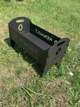 Мангал разборный с логотипом автомобиля