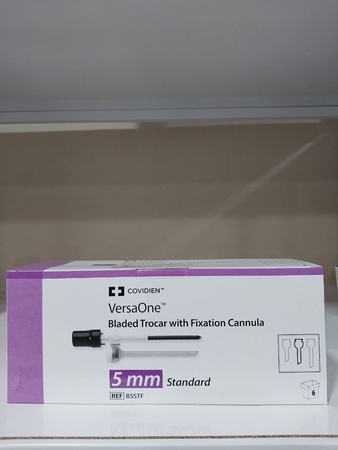 Covidien VersaOne Bladed Trocar with Fixation Cannula 5 mm standart B5STF