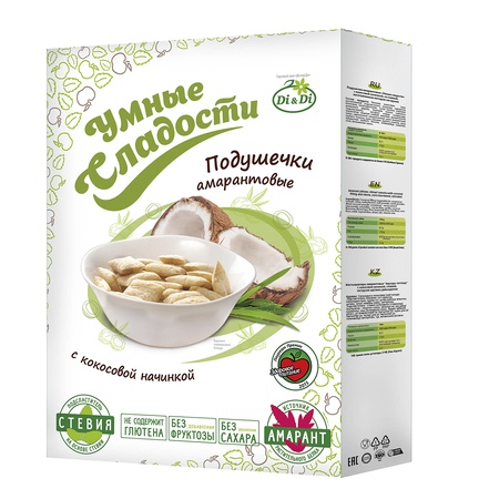 Çikolata dolgulu akıllı tatlılar amaranth pedleri, 150 g