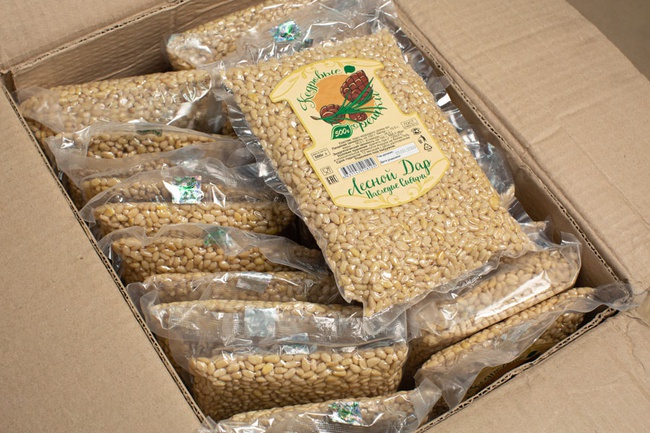 Premium peeled pine nuts - Russia