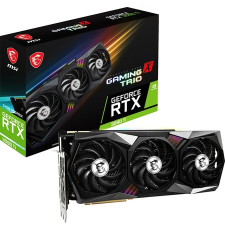 MSI GeForce RTX 3090 Ti GAMING X TRIO 24GB OC GPU Видеокарта для игровых ПК