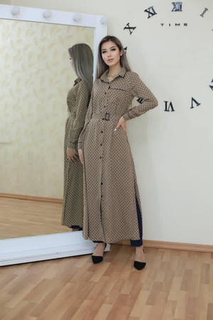 Комплект: Платье пижама + Брюки