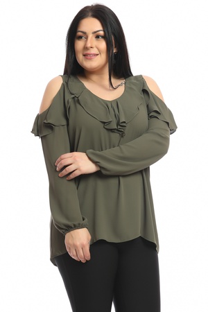 Блузка большого размера