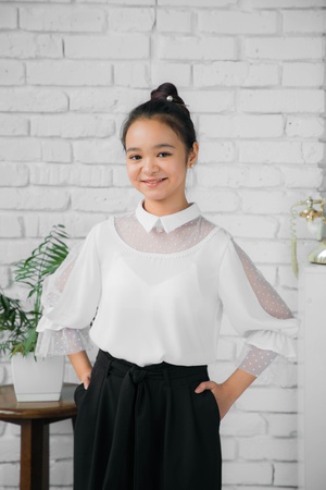 Школьная подростковая блузка