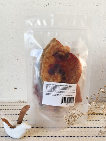 Meyve cipsleri: Karpuz / Kurutulmuş, doğal, kurutulmuş, şekersiz, katkı maddesi yok, 50g