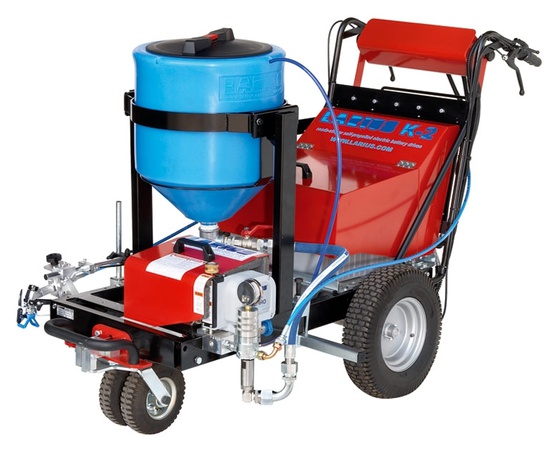 РАЗМЕТОЧНАЯ МАШИНА РАБОТАЮЩАЯ ОТ АККУМУЛЯТОРА