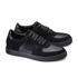 Leather black sneakers