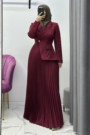 Платье пиджак низ гофре