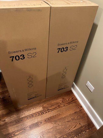 Bowers & Wilkins 703 S2 Ayaklı Hoparlör - Beyaz 703S2 S&B 703 Çift