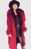 Cashmere Coat Collar Sleeve Fox Fur - Relaxed Fit
