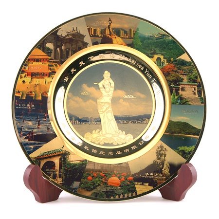 Тарелка бронзовая "EXPO 2010 Shanghai China"