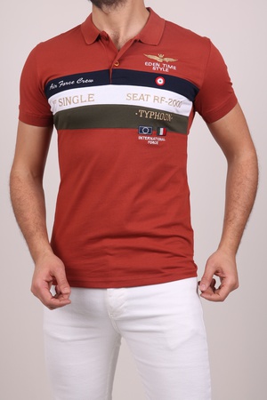 Рубашка Батник воротник-поло из ткани пике