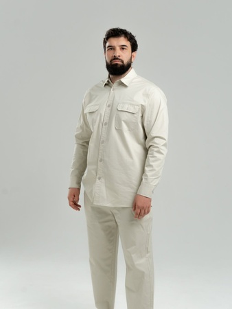 Рубашка-2448 Coffee