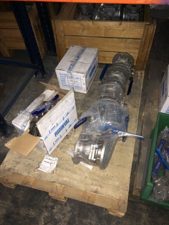 Kapatma ve kontrol vanaları.