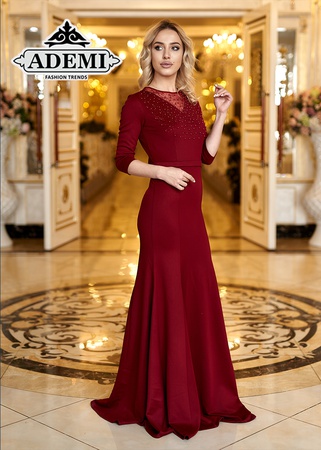 Платье с жемчугом