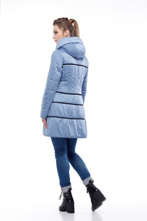 Пальто стеганое