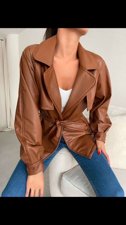 Кожаный пиджак