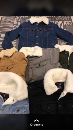 Leather padded jacket