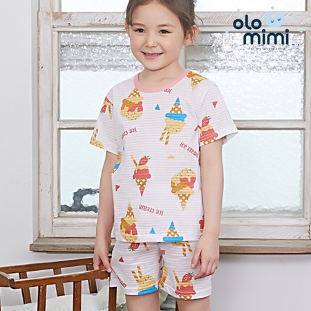 Ice-cream Pink&Blue; 100% natural cotton, легкая и дыщашая ткань с уникальным рисунком.