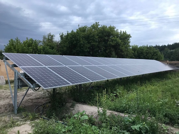 Home grid solar power plant 30 kW