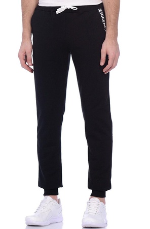 Брюки мужские чёрные (футер) С-0004Ч