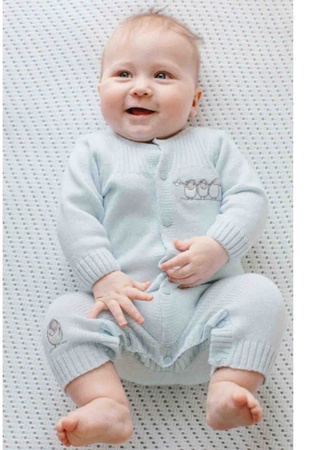 Knitted jumpsuit for / children.