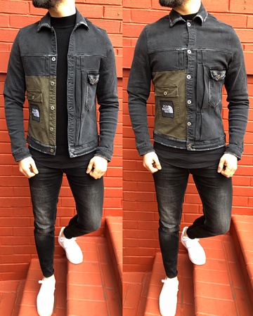 iga модная мужская сезонная джинсовая куртка