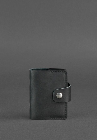 Кожаный кард-кейс 7.1 (Книжечка) черный