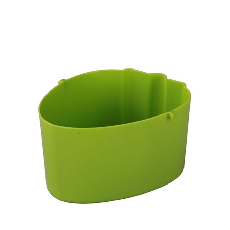 Контейнер "Клубника" со вставкой (зеленый)