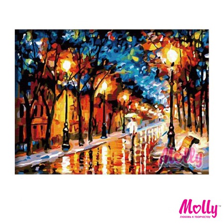 Sayıya göre boyama Sonbahar akşamı