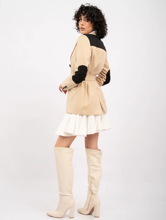 Пиджак оверсайз приталенный с поясом