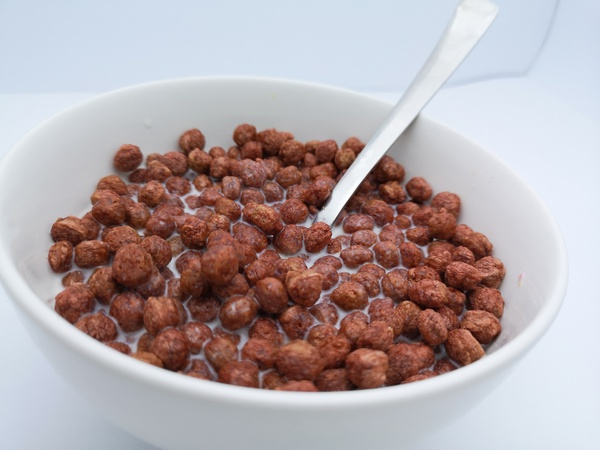 حلقات الذرة ، فطور شهي