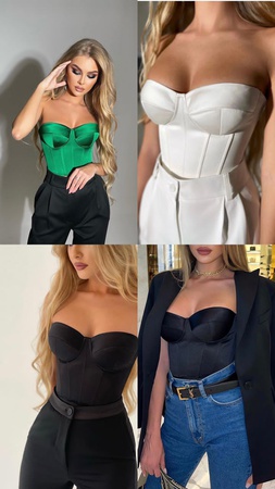 Топ бюстье на косточке к заказу