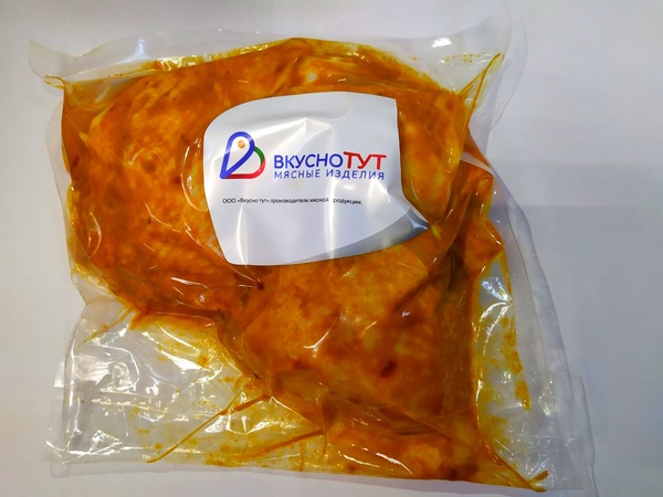 Готовый полуфабрикат из курицы в в/у в пакете для запекания окорочек ЦБ