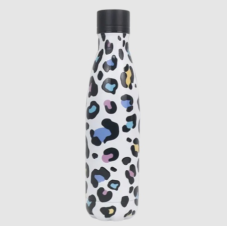 500ml 304 Stainless Steel Spiral Silicone Inner Plug High Sealing Leakproof Cola Bottle