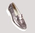 Women&#39;s shoes, genuine leather metallic<G7764>