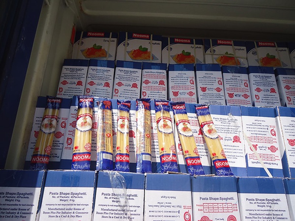 Macaroni, Pasta spaghetti, 200 gm, Nooma brand, 100% wheat flour
