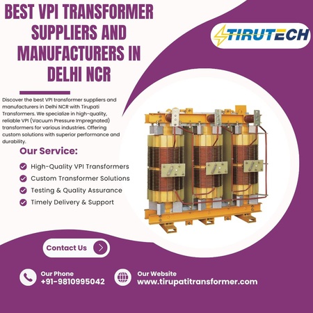 Best VPI Transformer Suppliers and Manufacturers in Delhi NCR