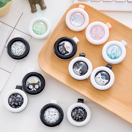 Sivrisineklerden uçucu yağlar içeren sivrisinek önleyici klips