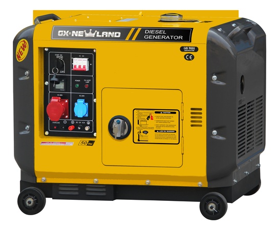 Newland ultra sessiz 3-7kw ev tipi yüksek güçlü üç fazlı dizel jeneratör