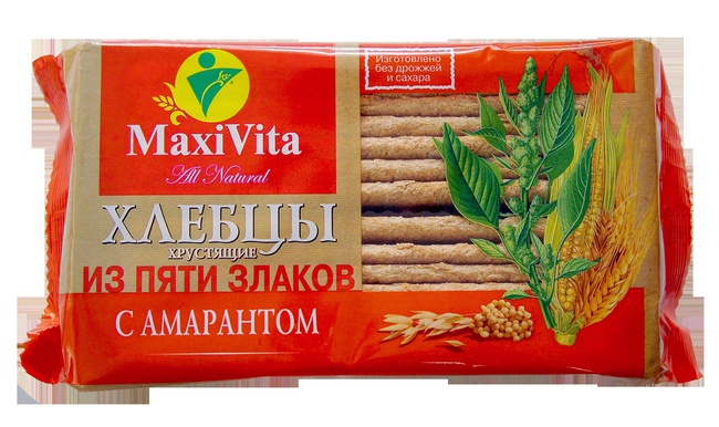 Amaranth MaxiVita ile gevrek ekmek, 150 g