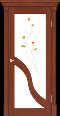 Двери Тип 281ДО Красное дерево