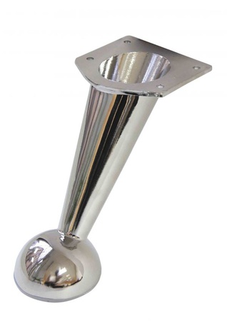Cast chrome feet