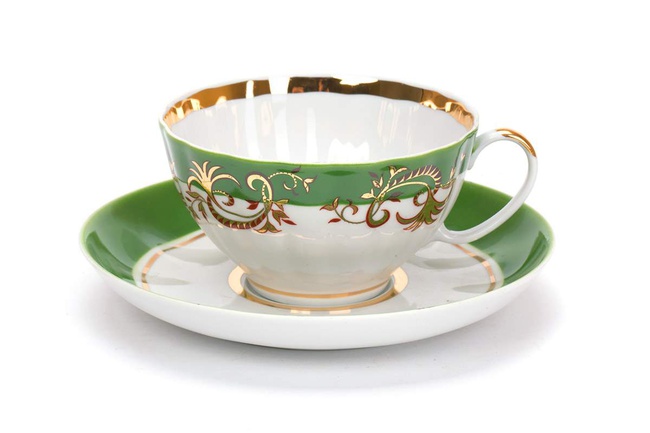 Сервиз чайный 15 предм. Белый лебедь Кружево