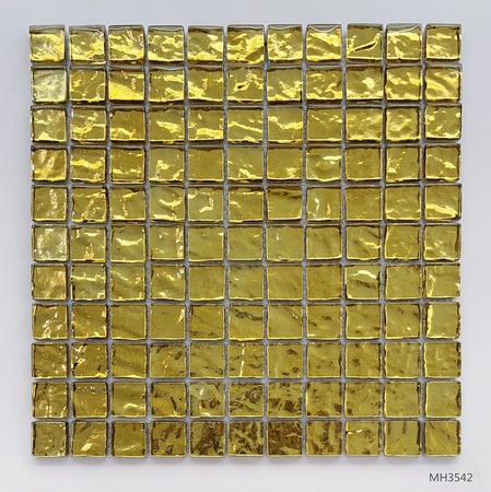 Glass Gold Leaf Mix Modern Design Mosaic for Wall Decorate Fireplace Surround Mosaic